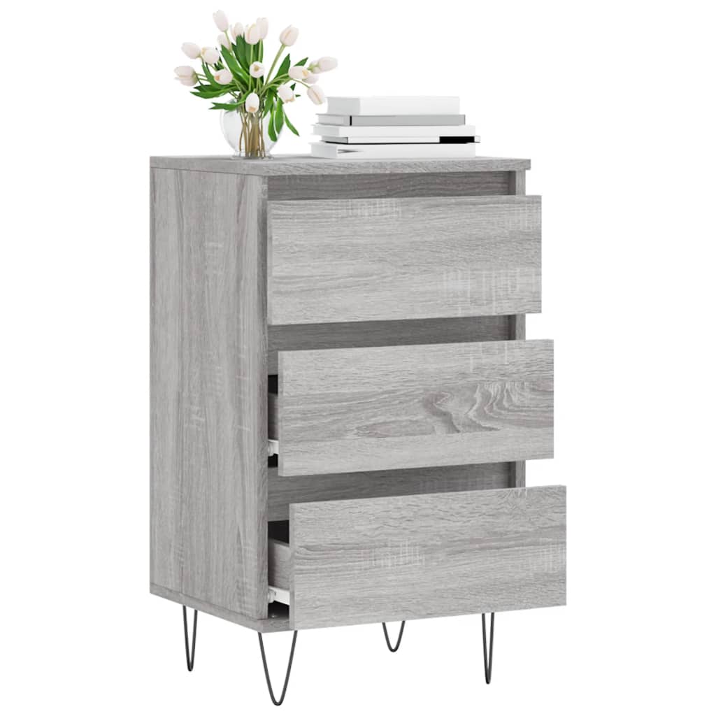 Sideboard Grau Sonoma 40x35x70 cm Holzwerkstoff